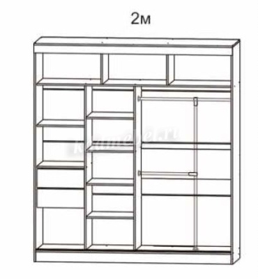 Шкаф-купе Венера 2.0 (Венге)