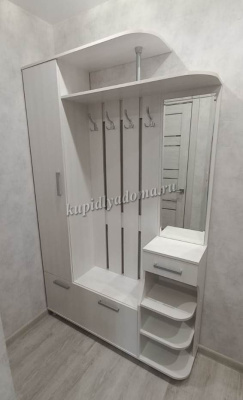 Прихожая Барселона-1 (Белый рамух)