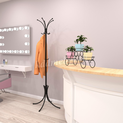 Вешалка напольная разборная Корона (Черный)