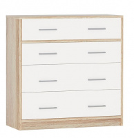 Стелс комод 4ящ Дуб сонома-белый Стелс комод 4ящ Дуб сонома-белый