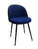 Стул обеденный Честер велюр (Синий velutto 26/Черный конус) РАСПРОДАЖА