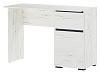 Стол письменный Гретта 1С1Я (Дуб крафт белый/Антрацит)