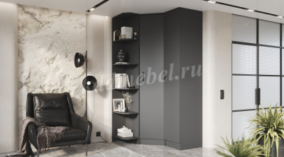 Шкаф угловой Эра (Графит)