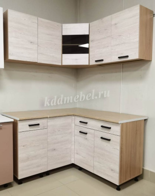 Кухня угловая 1,4*1,4 Алиса Loft комп №2 (Дуб сонома/Сосна белая)