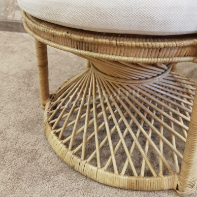 Кресло RJG-J-974 (Ротанг №4, ткань KSVW)