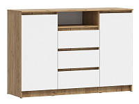 Комод Лаванда КМ 01 (Крафт золотой/Белый)