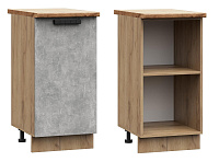 Шкаф нижний ШН 400 Кухня Катрин (Топаз) БЕЗ СТОЛЕШНИЦЫ