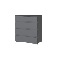 плейона комод графит серый