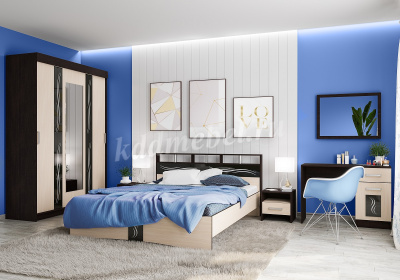 Комод Эрика (Венге/Дуб молочный)