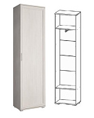 Шкаф Джаз (Ясень анкор белый)