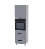 Пенал под духовой шкаф 16ПД кухня Тоскана (Белый/Дуб крафт золотой)