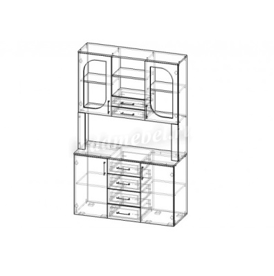 Буфет Нарус №6 (Дуб Беленый)