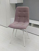 Стул обеденный Найс велюр (Пыльная роза velutto 11/Белый конус)