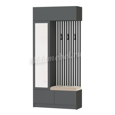 Центральная секция Руэлла (Графит серый)