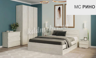 Шкаф Рино угловой. (Дуб крафт белый)