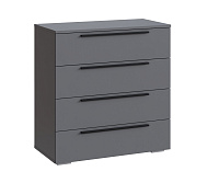 Комод Люмьер 4 ящика (Графит)