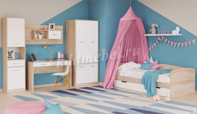 Полка навесная Стелс (Дуб сонома)