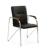 Стул Самба №350 (Хром/Черный)