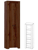 Пенал Квадро-23 (Дуб Делано темный)