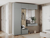 Прихожая  Люмьер вариант №7 (Шиншилла серая)