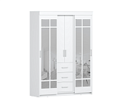 Шкаф-купе Комфорт №6 М (Белый)