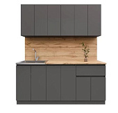 Кухня Лето 1,8 (Графит)