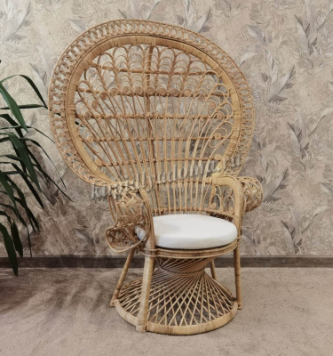 Кресло RJG-J-974 (Ротанг №4, ткань KSVW)