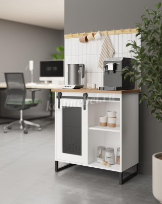 Кофе-бар Парма-33 (Белый/Дуб Каселла)