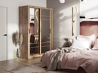 Шкаф-купе Дрим-1 1500 (Дуб вотан)