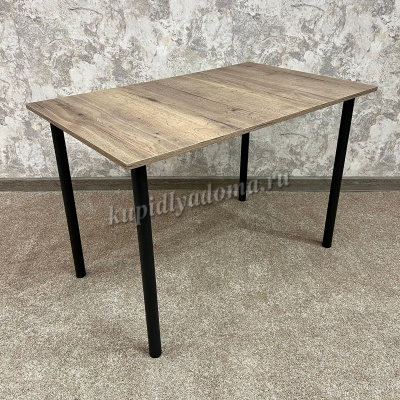 Стол обеденный Слим (Дуб/Черный)