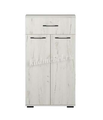 Тумба комбинированная Италия (Крафт белый)