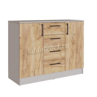 Комод Вегас (Кашемир/Дуб крафт золотой)