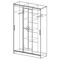 Шкаф купе Агат схема