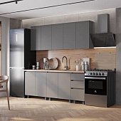Кухня 2,0 Честер (Графит)