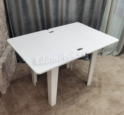 Стол обеденный Фантазия раскладной (Белый рамух)