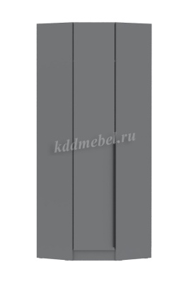 Шкаф угловой Мадрид угол скос (Графит серый)