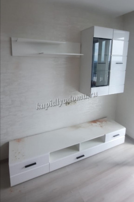 Полка Йорк навесная (Белый жемчуг)