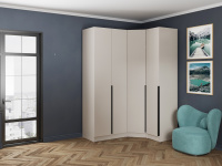 шкаф угловой мадрид угол скос кашемир