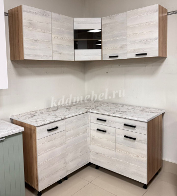 Кухня угловая 1,4*1,4 Алиса Loft комп №2 (Дуб сонома/Сосна белая)