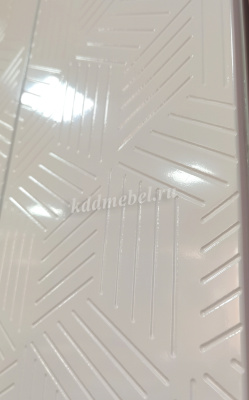 Кухня Куб 1,6 ЛДСП (Белый/Белый глянец/Олива жемчужная)