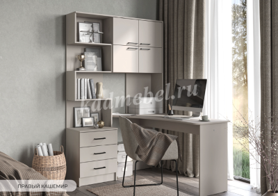 Стол компьютерный Брауни правый (Кашемир)