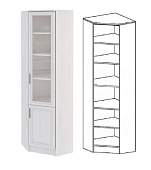 Шкаф угловой Принцесса ПРН-24 (Ясень анкор белый)