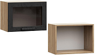 Шкаф верхний ШВГС 400 Кухня Бетоны (Дуб сонома)