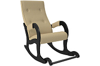 Кресло-качалка Лорд Модель 707 (Молочный дуб/Ткань микровелюр Бежевый Ophelia 01)