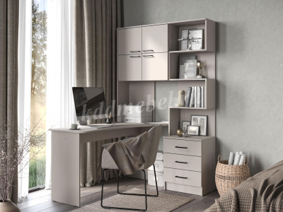 Стол компьютерный Брауни левый (Кашемир)