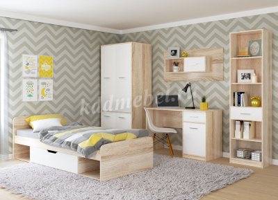 Полка навесная Стелс (Дуб сонома)