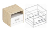 Милана тумба прикроватная