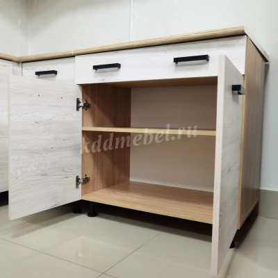 Кухня угловая 1,4*1,4 Алиса Loft комп №2 (Дуб сонома/Сосна белая)