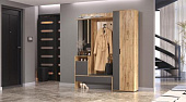 Прихожая Сабрина (Дуб вотан/Графит)