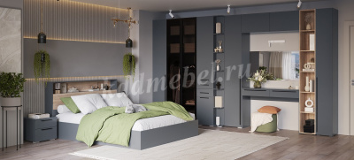 Шкаф переходный Люмьер (Графит)